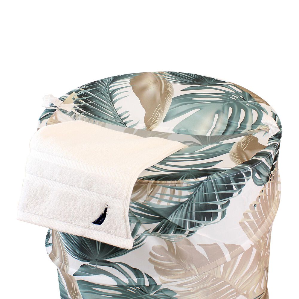 Cesto Para Ropa Plegable Nautica Home 42x55cm Hojas Tropicales image number 3.0