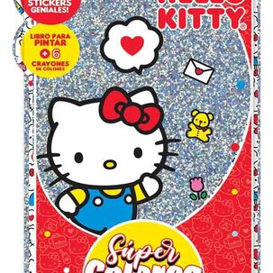 Libro Super Colorea Hello Kitty -vertice