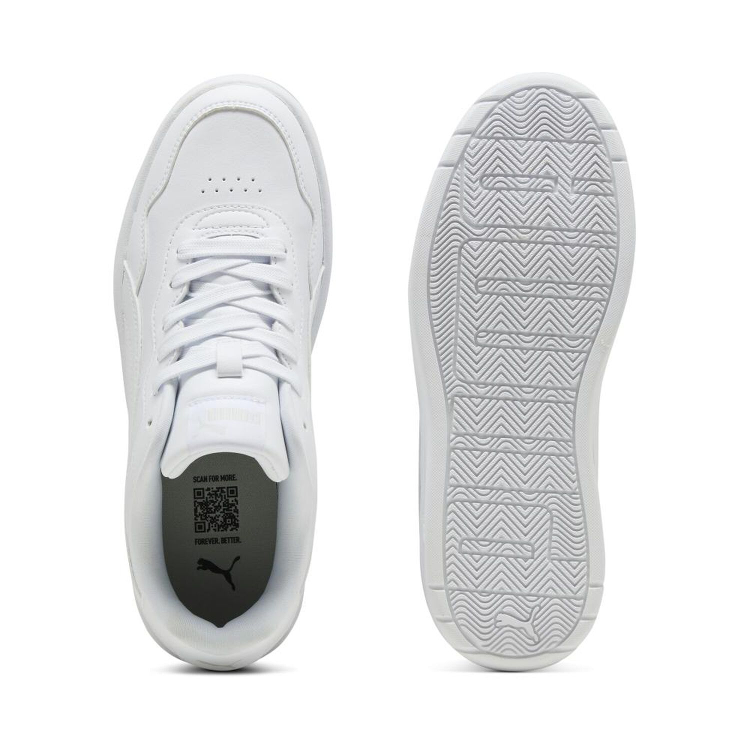 Zapatilla Urbana Mujer Puma Court Classic Blanco image number 2.0