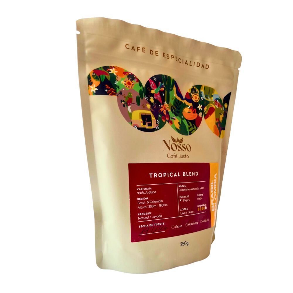 Cafe Molido Nosso Cafe Justo Tropical Blend 250g image number 8.0