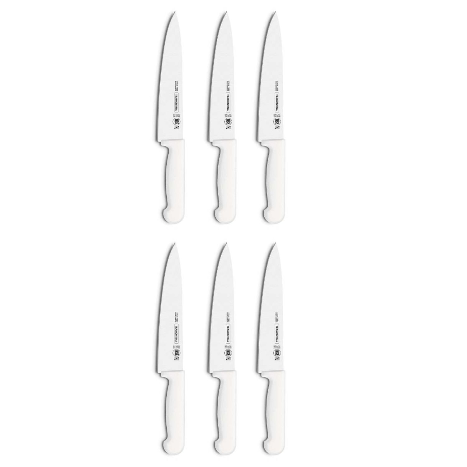 Set 6 Cuchillos Carnicero Tramontina 8 Pulgadas Profesional image number 0.0