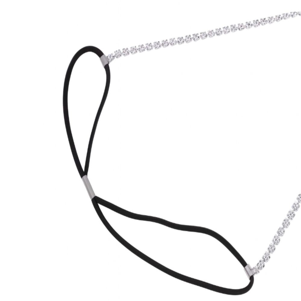 Cadena Accesorio Liguero Para Pierna Muslo Dise&ntilde;o Diamante image number 1.0