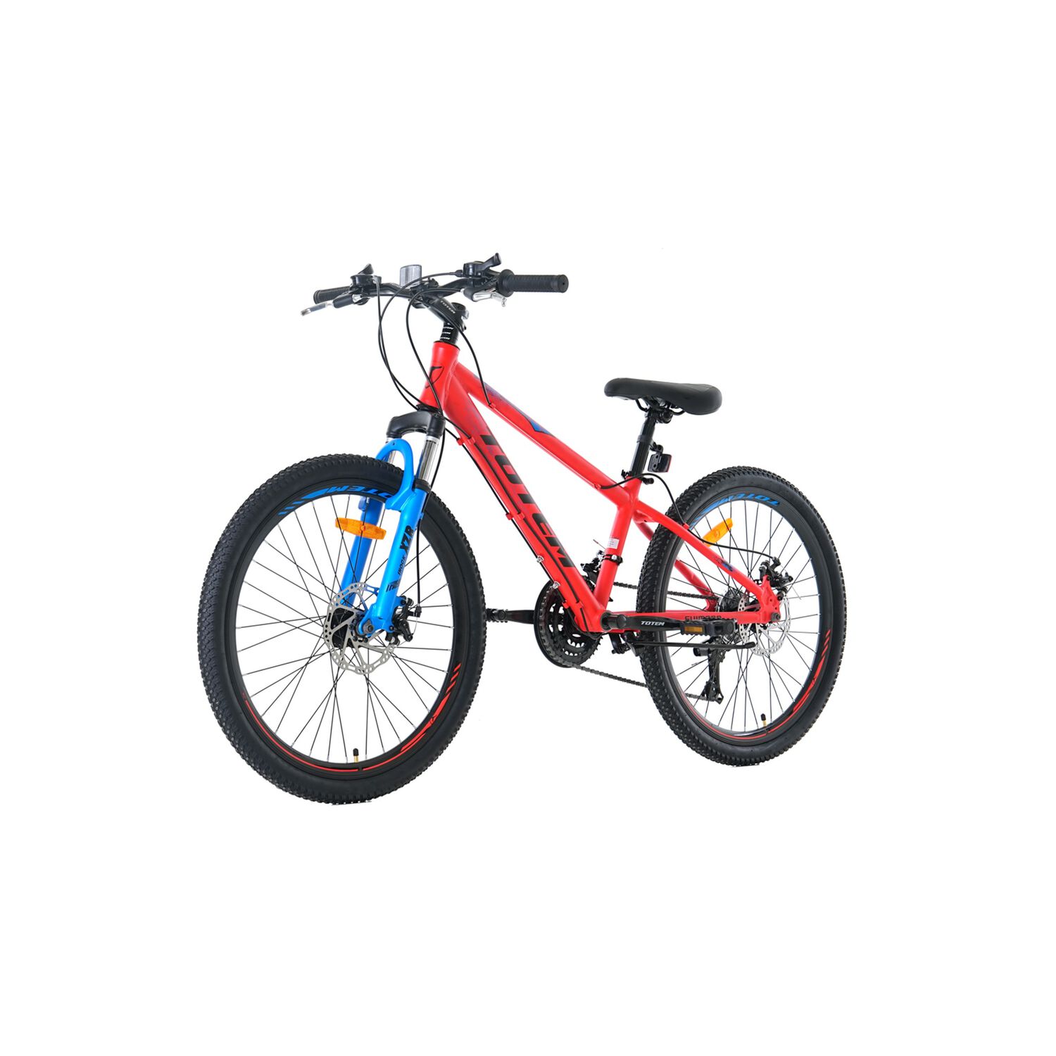 Bicicleta Totem Mtb Aro 24 Modelo Atlantis Color Rojo image number 4.0