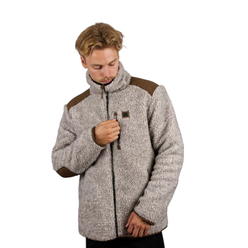 Chaqueta Chiporro Lodge Beige Melange Hombre Falcone image number 2.0
