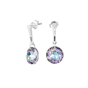 Aros Gracia Cristales Genuinos Vitral Light