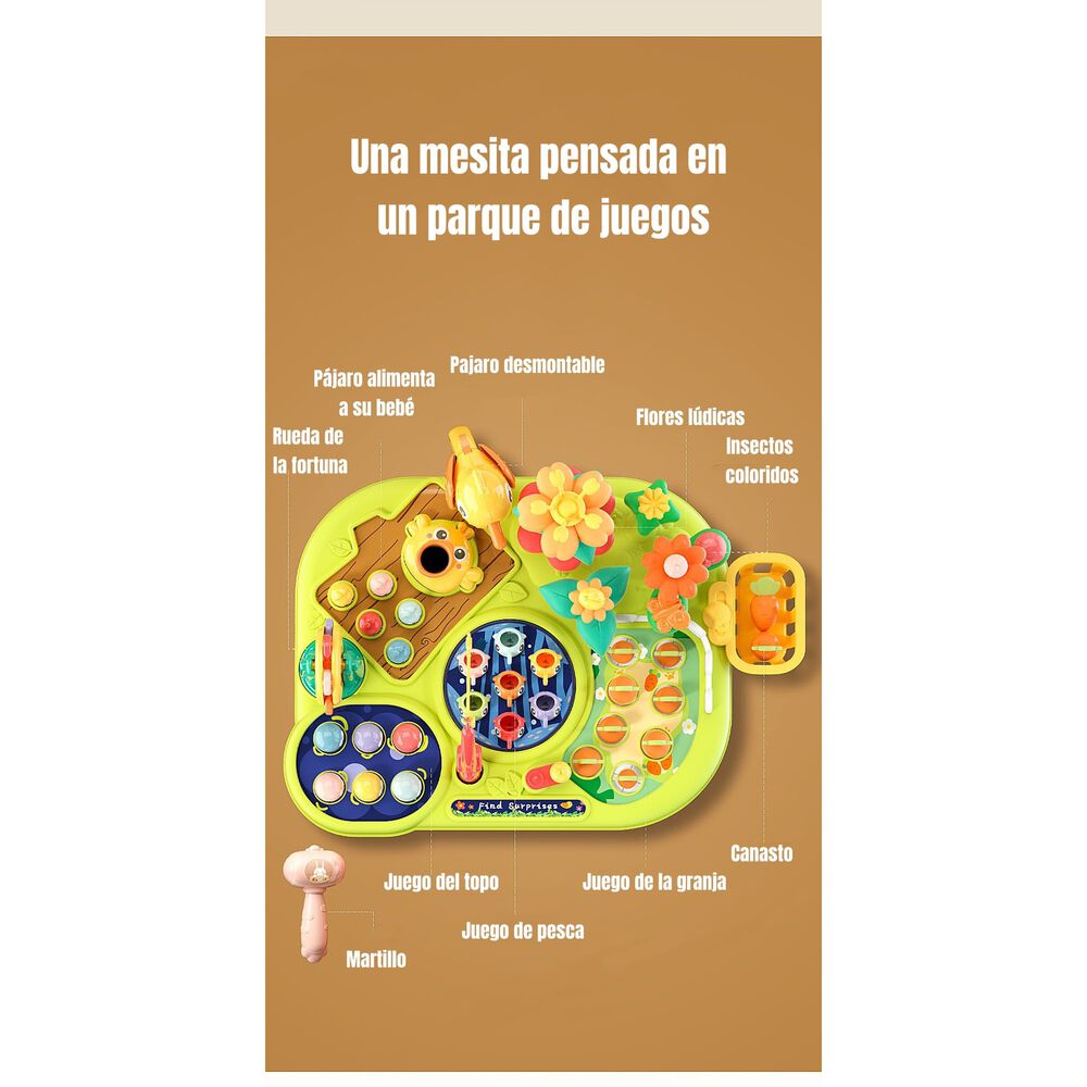 Mesa De Actividades 9 Juegos By Lubabycas image number 2.0