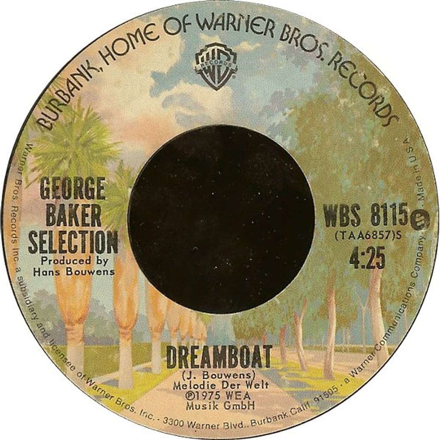 George Baker Selection - Paloma Blanca | 7" Single Vinilo Usado image number 1.0