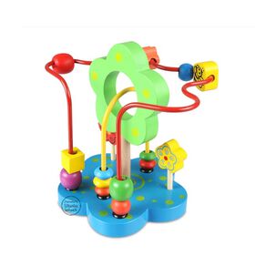 Laberinto Didactico Juguete De Madera Motricidad Flor