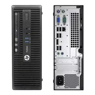 Pc Hp Prodesk 400 G3 Sff (i3-6ta 8gb 256gb Ssd) + Teclado & Mouse Reacondicionado Grado A