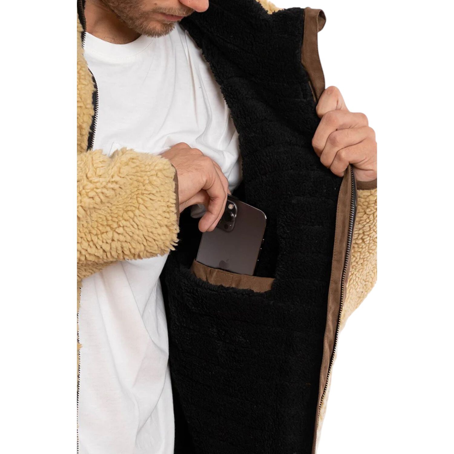 Chaqueta Chiporro Lumber Mostaza Hombre Falcone image number 3.0