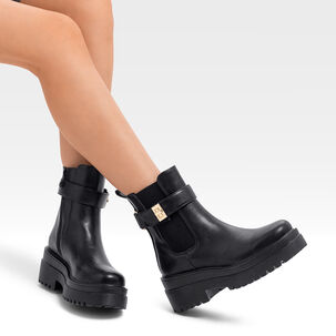 Botin Casual Mujer Eco Cuero Vintage Plataforma Weide Rq81