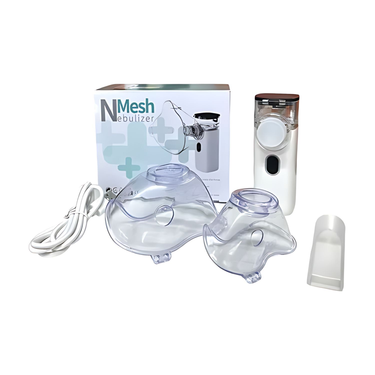 Nebulizador Nmesh Blanco 10cm Eficiencia Compacto Port&aacute;til image number 2.0