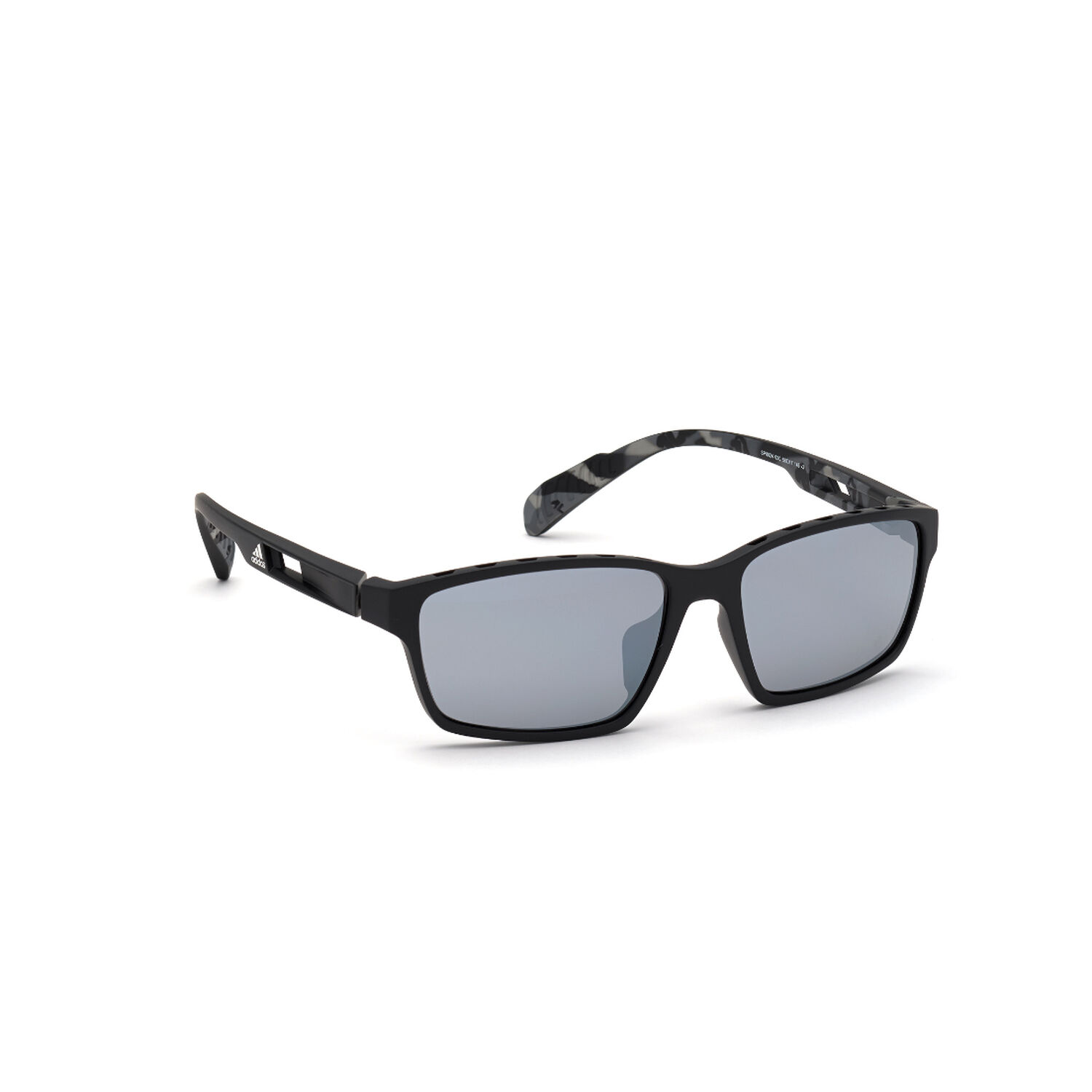 Lentes De Sol Matte Black Espejados Adidas Sport image number 7.0
