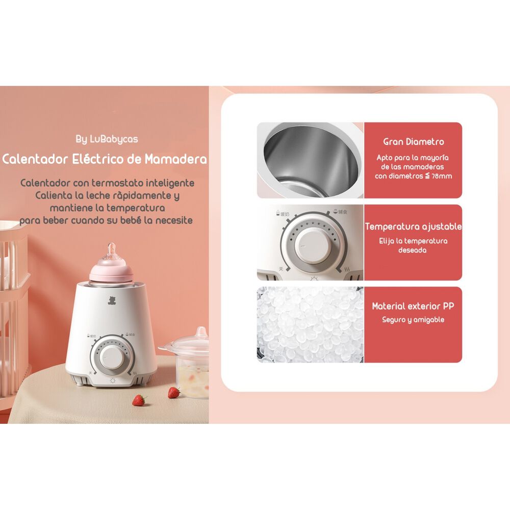 Calentador De Mamaderas 3 En 1 By Lubabycas image number 3.0