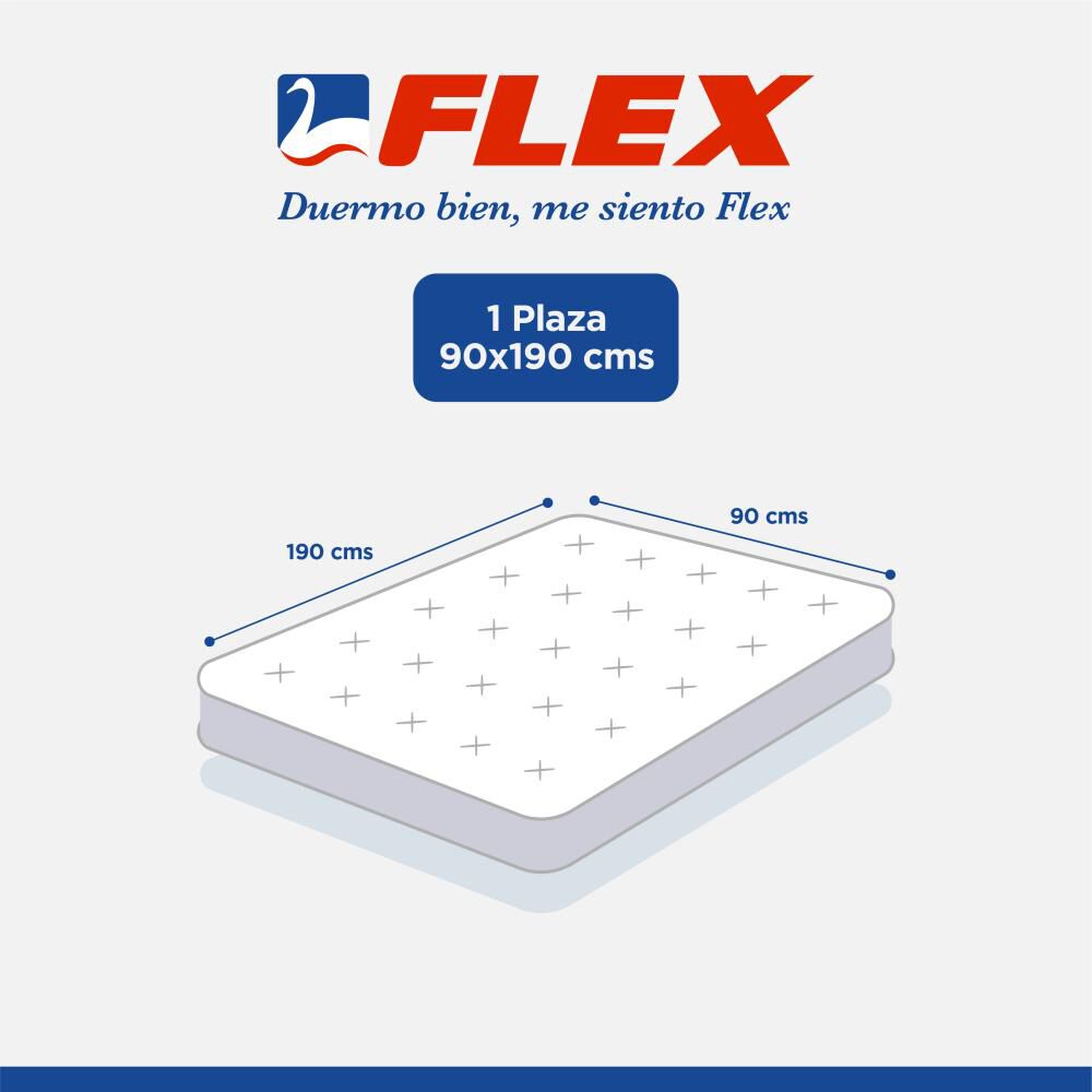 Colchón Flex Dual Sensity / 1 Plaza / 190 Cm x 90 Cm image number 6.0