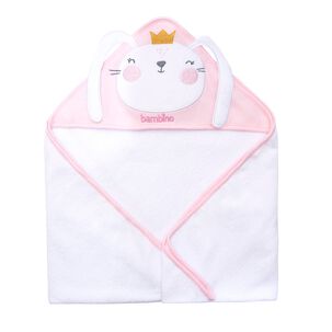 Toalla Con Capucha Blanco Conejita Ni&ntilde;a