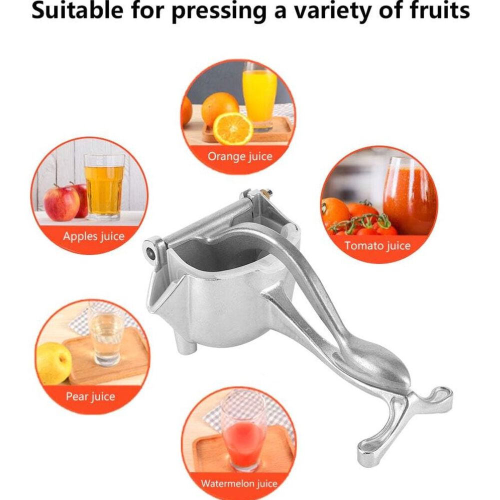 Exprimidor Manual De Jugos Frutas Limon De Aluminio image number 2.0