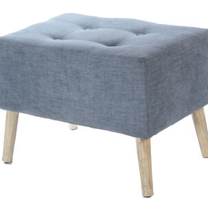 Pouf Petrum Gris Claro Altea 62x42x42 Cm