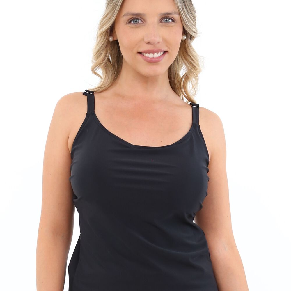 Polera Tankini Básico Negro image number 0.0