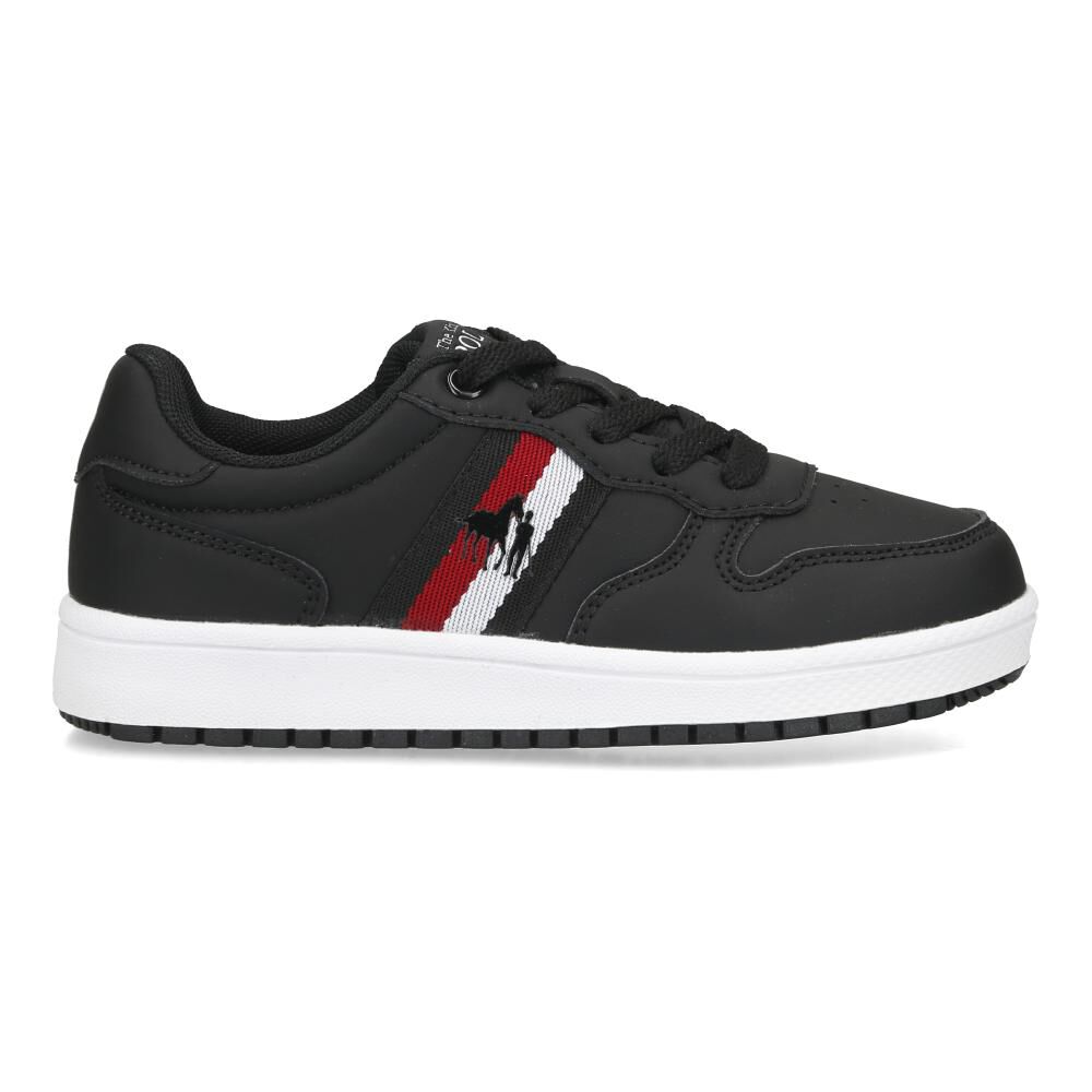 Zapatilla Urbana Niño The King's Polo Club Black image number 2.0