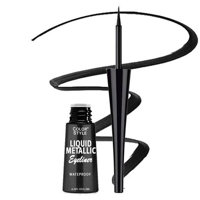 Delineador De Ojos Metalizado Negro