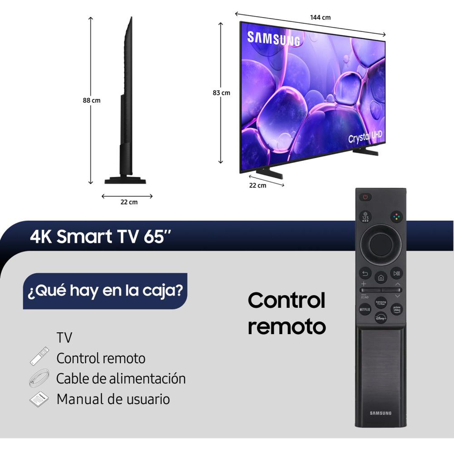Led 65" Samsung U8000F / Ultra HD 4K / Smart TV 2025 image number 1.0