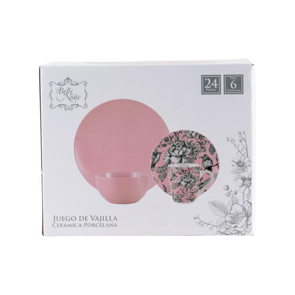 Juego De Vajilla Belle Noite Lirio / 24 Piezas / 6 Personas image number 2.0