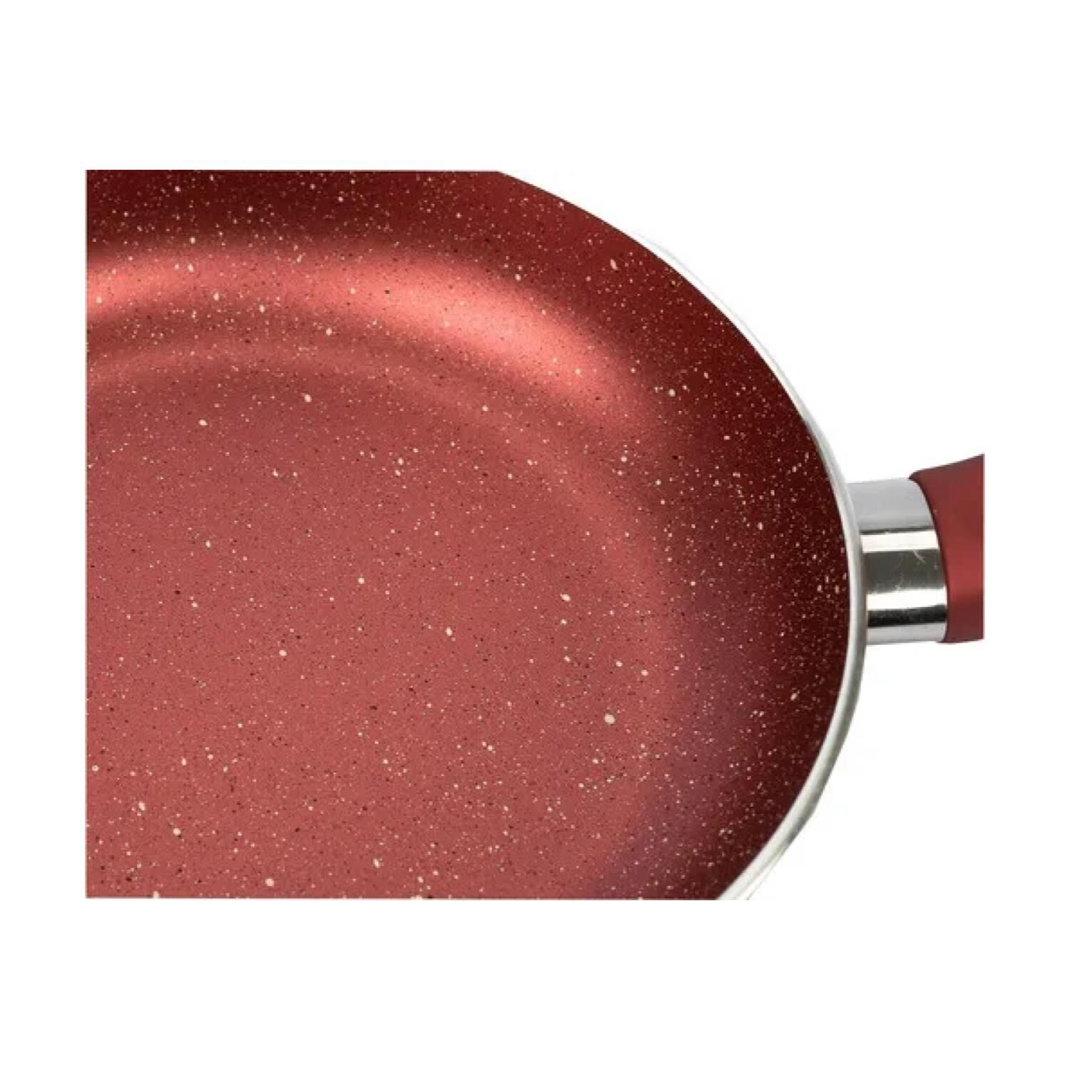 Sarten De Cocina Antiadherente 26cm Rojo Mango De Silicona image number 2.0