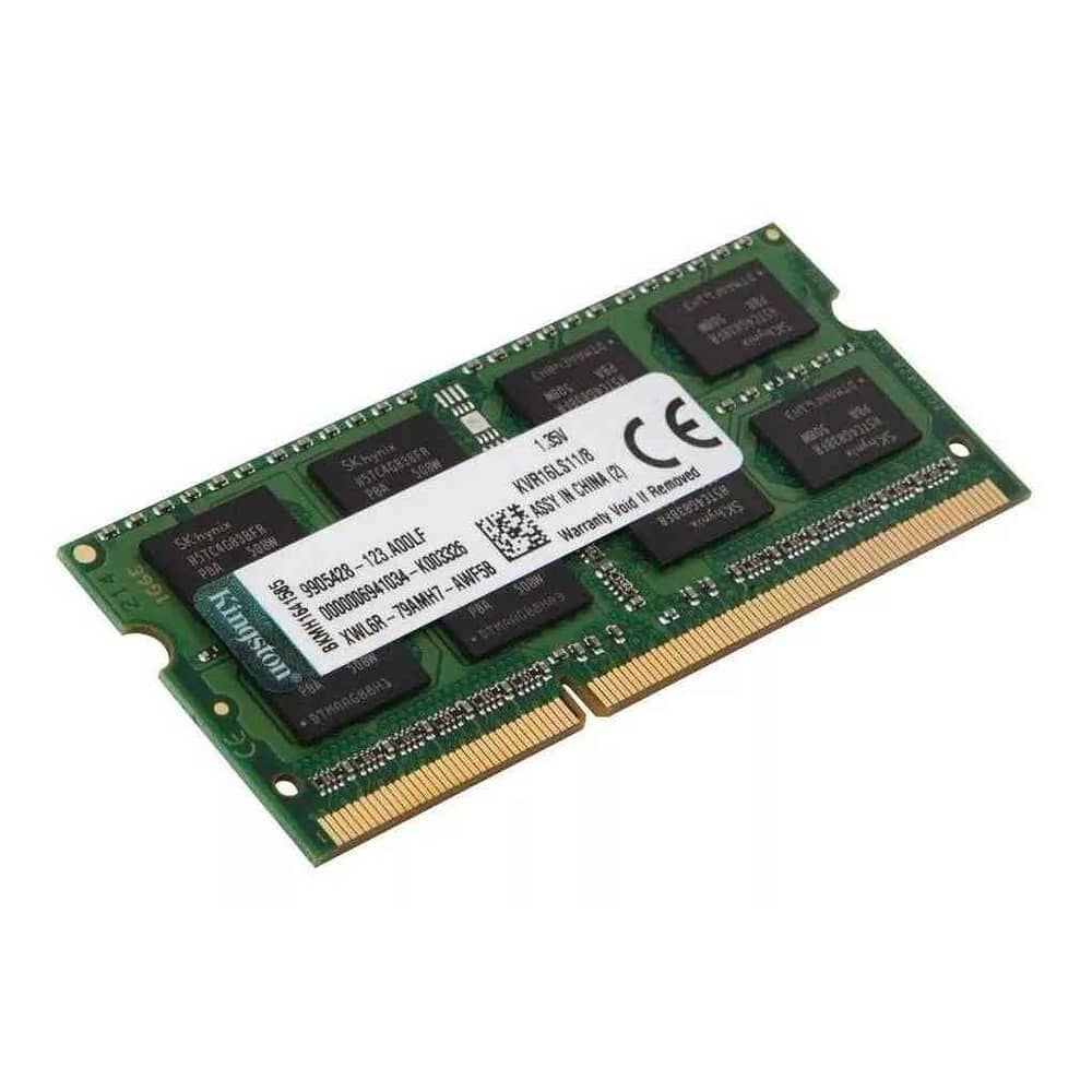 Memoria Ram Valueram Color Verde 8gb 1 Kingston Kvr16ls11/8 image number 0.0