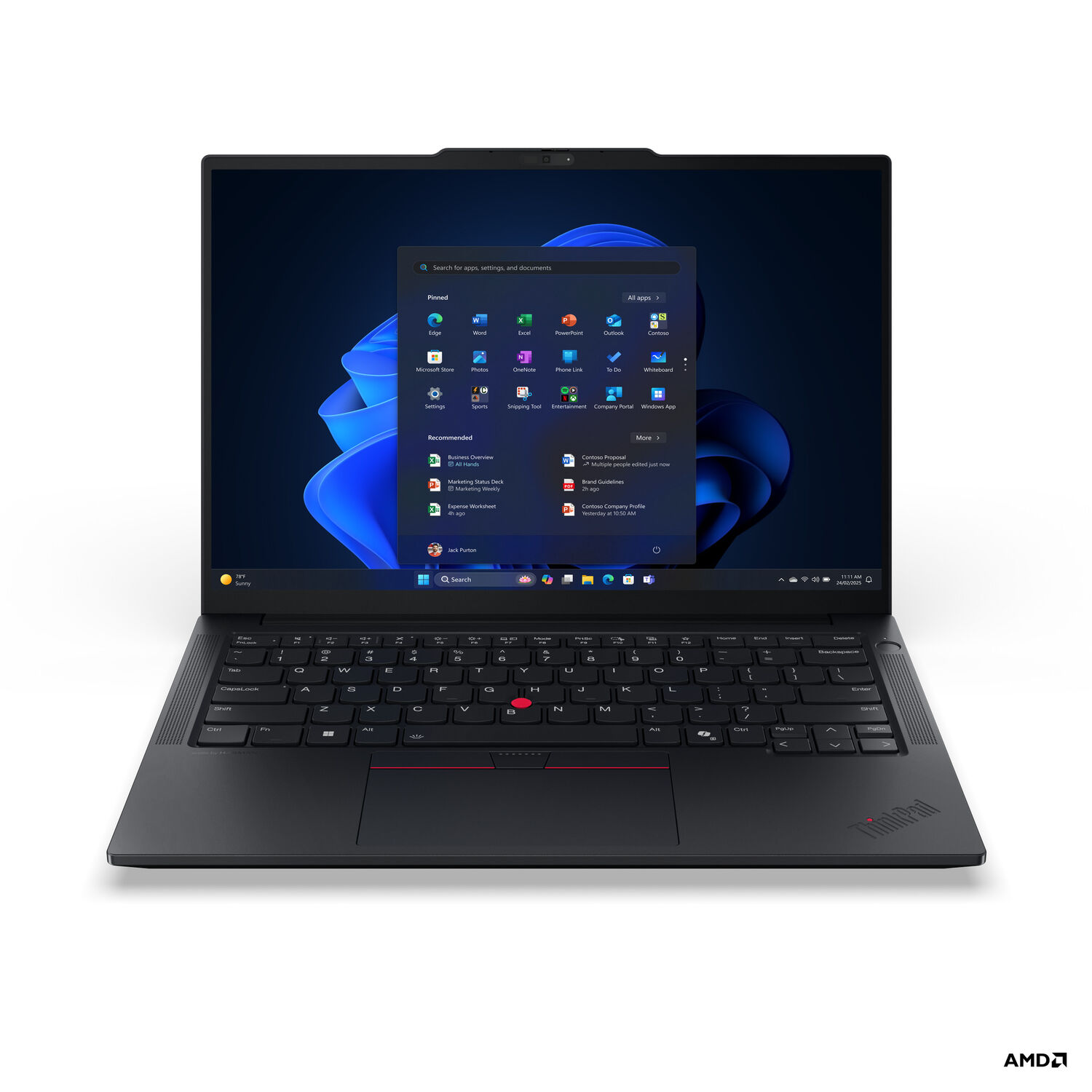 Notebook Lenovo Thinkpad E14 Gen 7 Amd Ryzen 7 16gb Ram 512gb Ssd 14" Wuxga image number 2.0