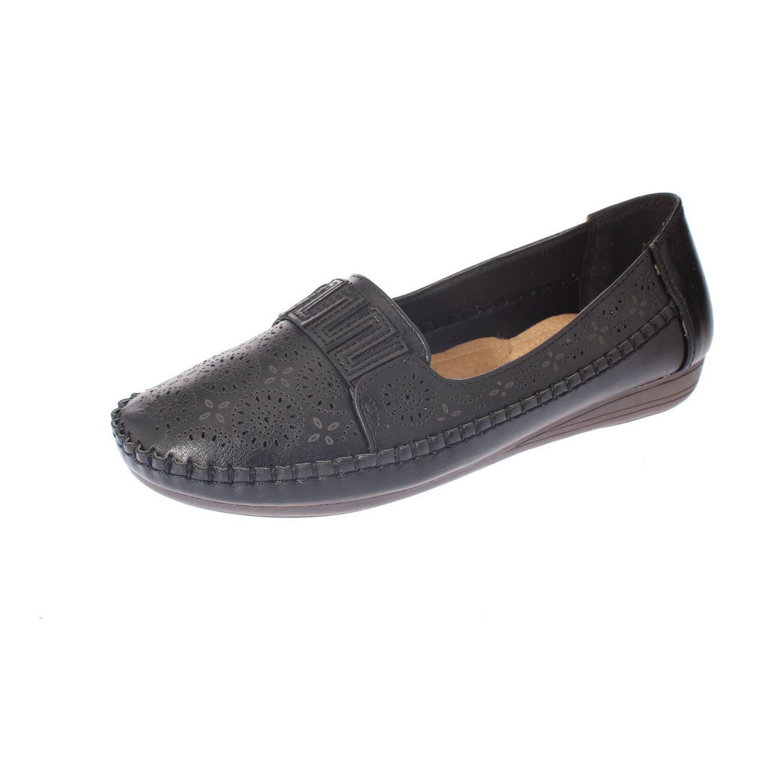 Mocas&iacute;n Negro Modelo Italiano Art. 5ask64246black image number 0.0