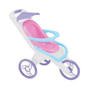 Juguete Coche + Silla + Porta Muñecas 3 En 1 63x31x56 Cms