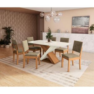 Juego De Comedor Roca Lotus / 6 Sillas
