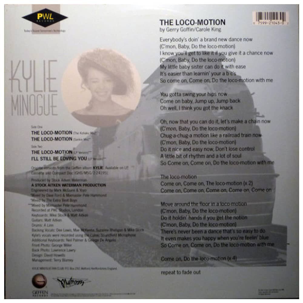Kylie Minogue - The Locomotion | 12" Maxi Single Usado image number 1.0