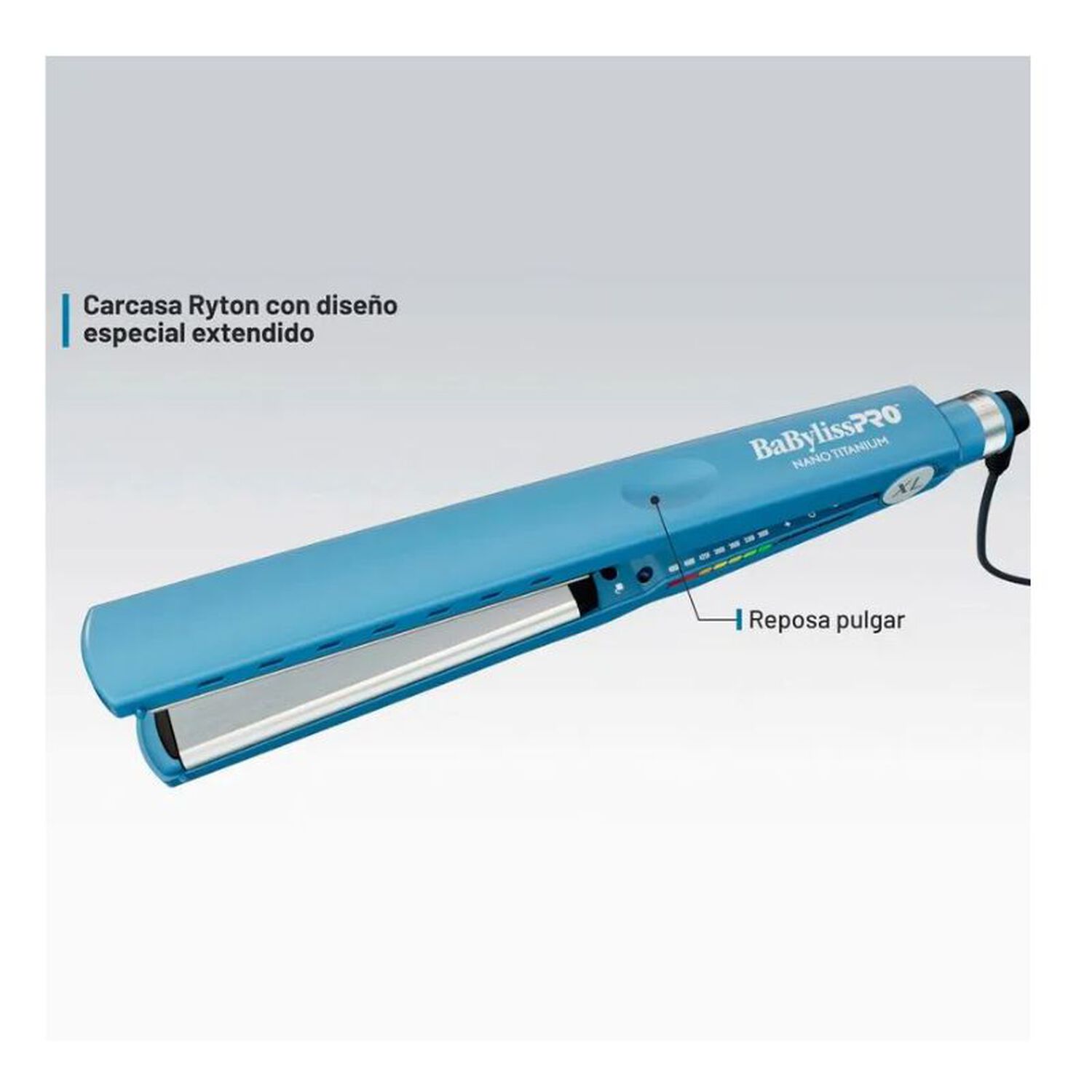 Plancha Babylisspro Xl Alisadora Titanium I&oacute;nica Digital 32mm Profesional image number 2.0