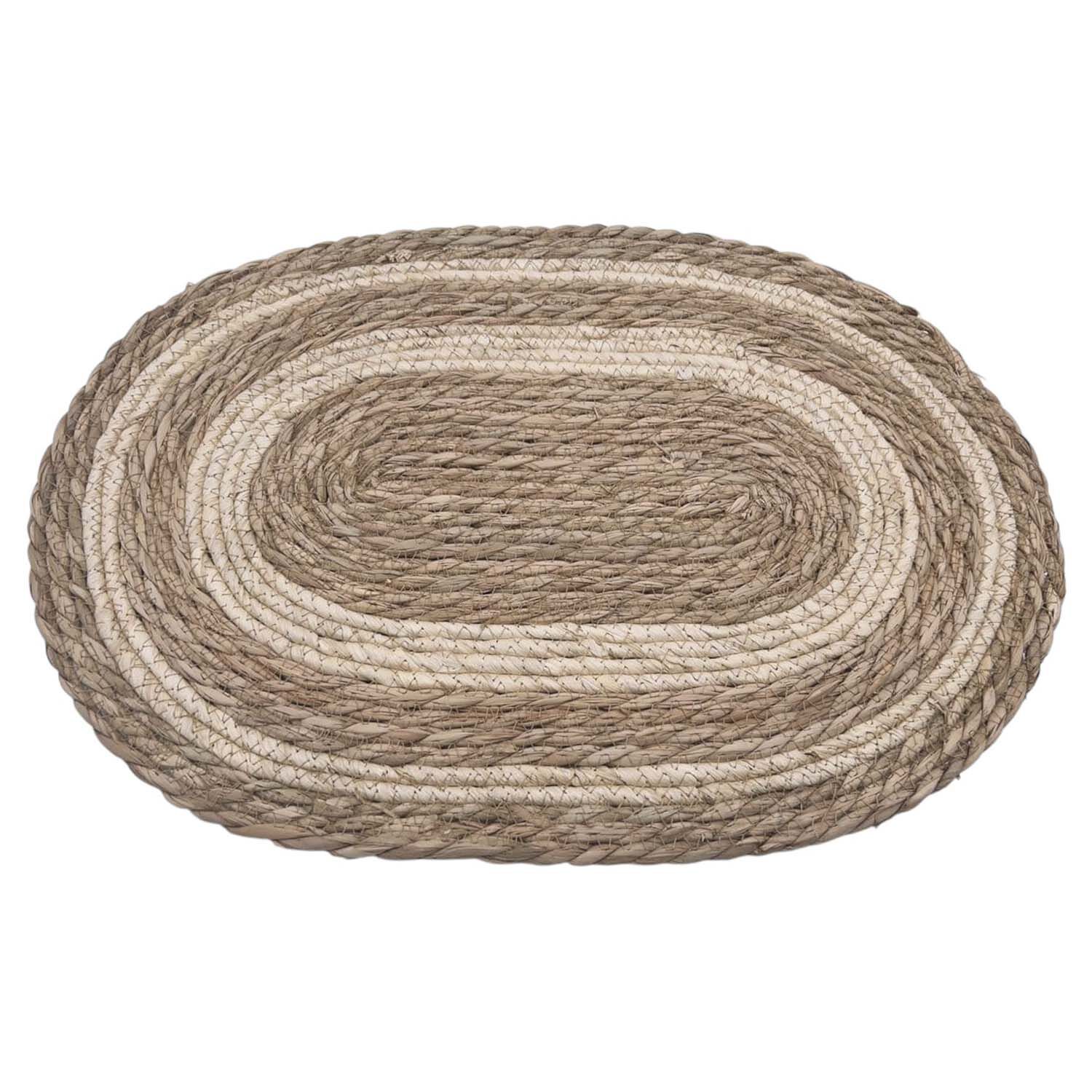 Juego De 4 Individuales De 100 % Tejido De Yute, Redondos De 38 Cm image number 0.0