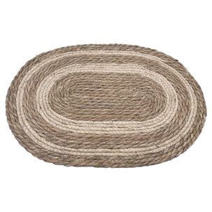 Juego De 4 Individuales De 100 % Tejido De Yute, Redondos De 38 Cm