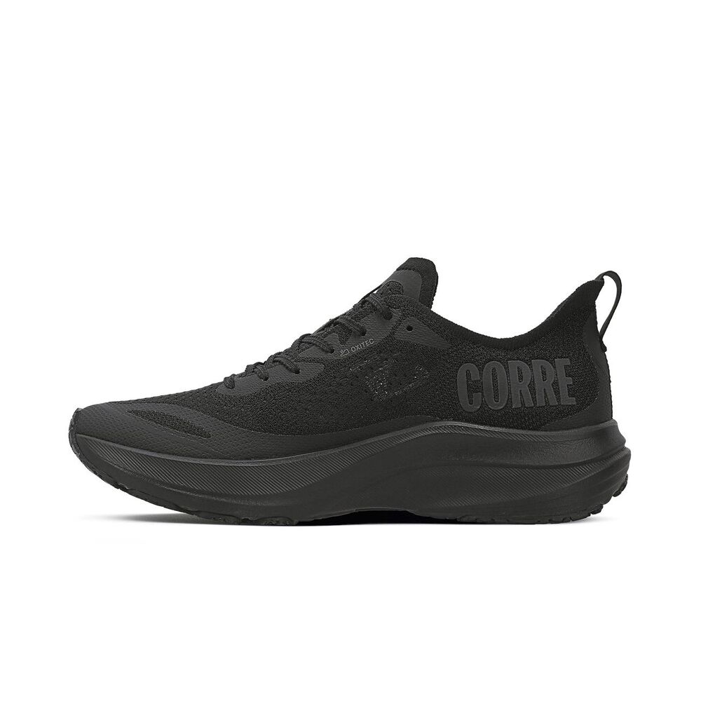 Zapatilla Running Hombre Corre 4 Negro image number 2.0