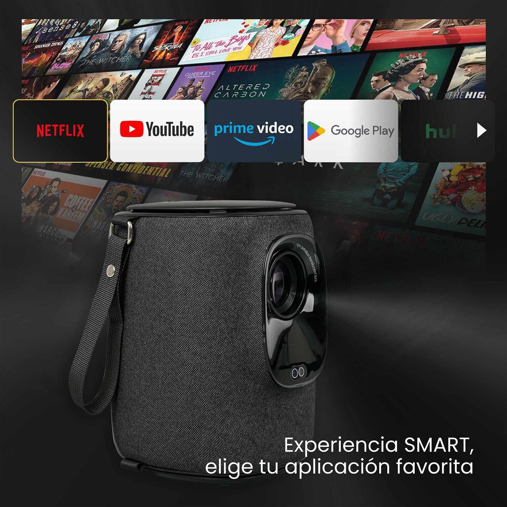 Proyector Port&aacute;til Nova 9000lm + Tel&oacute;n El&eacute;ctrico 60" Levo image number 3.0