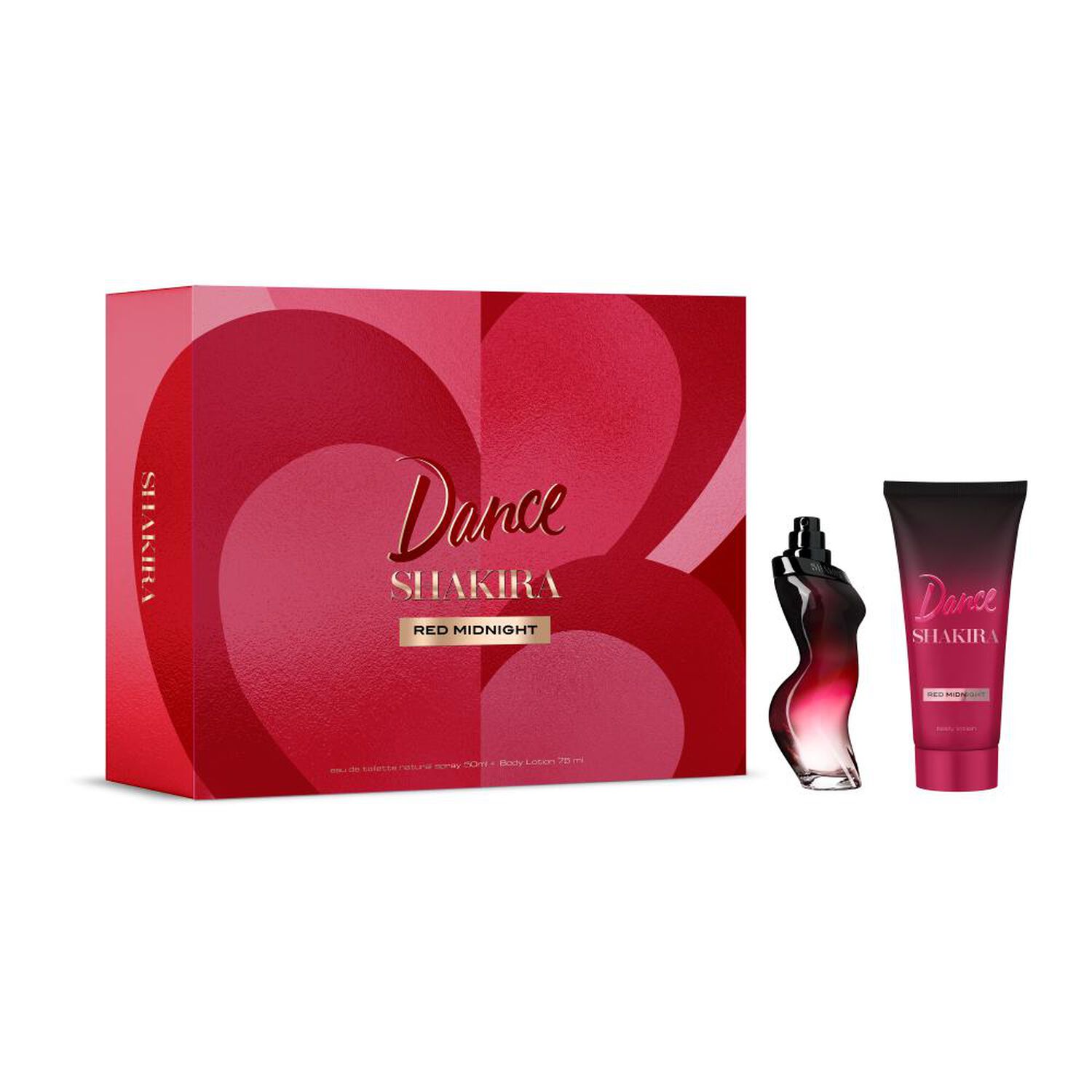 Shakira Mujer Estuche Shakira Dance Red Midnight Loci&oacute;n Corporal 75 Ml + Eau De Toilette 50 Ml image number 0.0