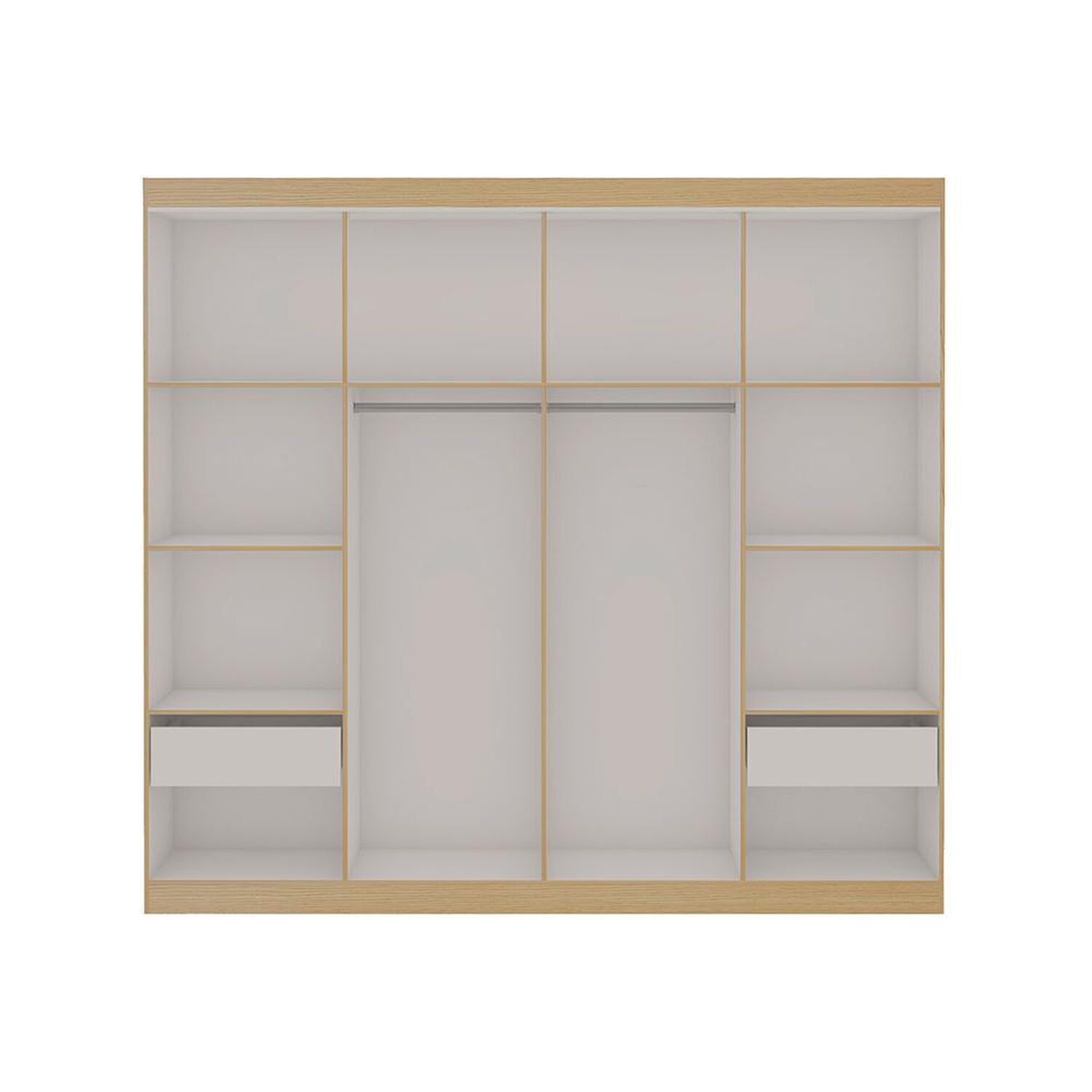 Cl&oacute;set Vekkahome Europa / 4 Puertas / 2 Cajones image number 3.0