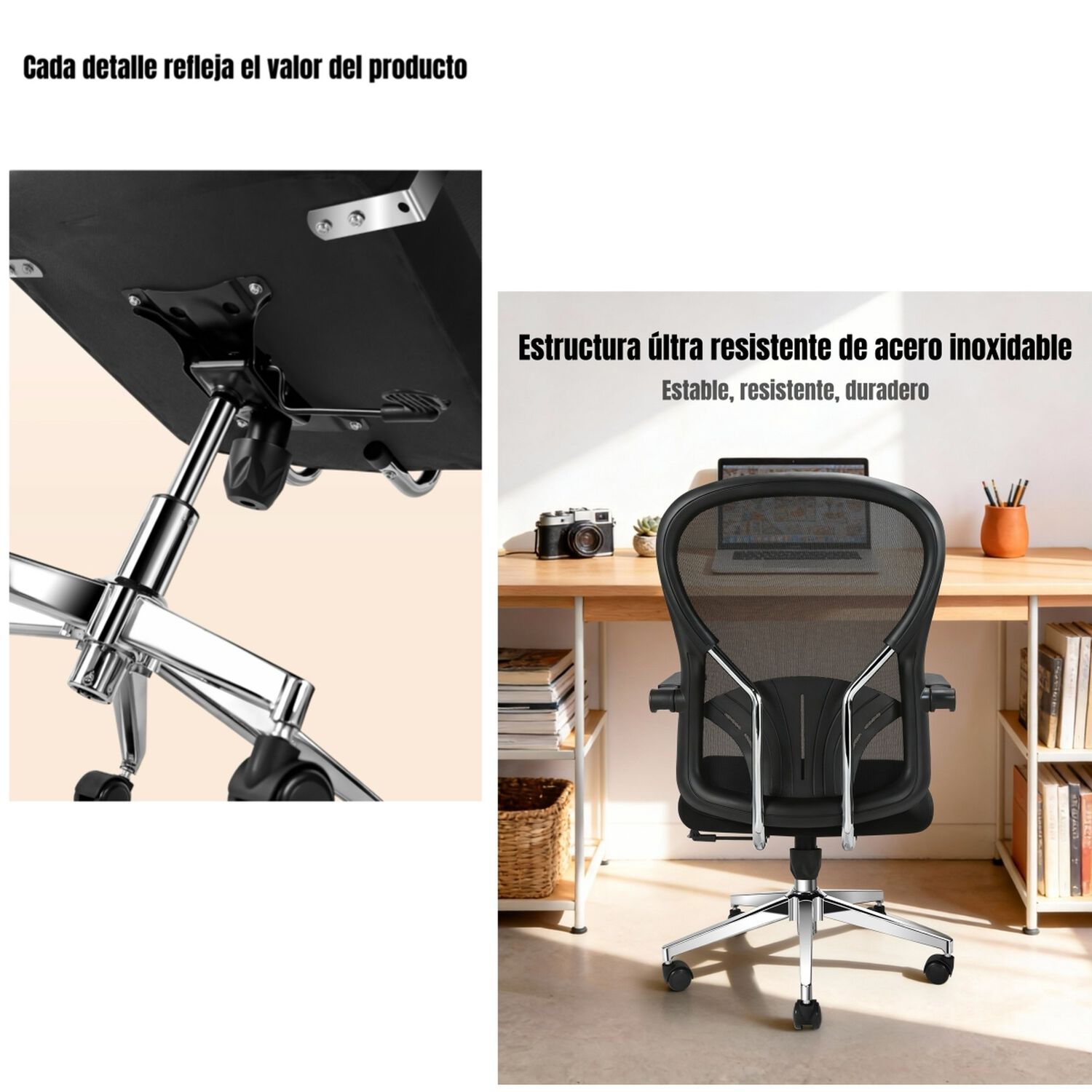 Silla De Escritorio Oficina Ejecutiva Ergon&oacute;mica Pack 2 Sillas image number 3.0