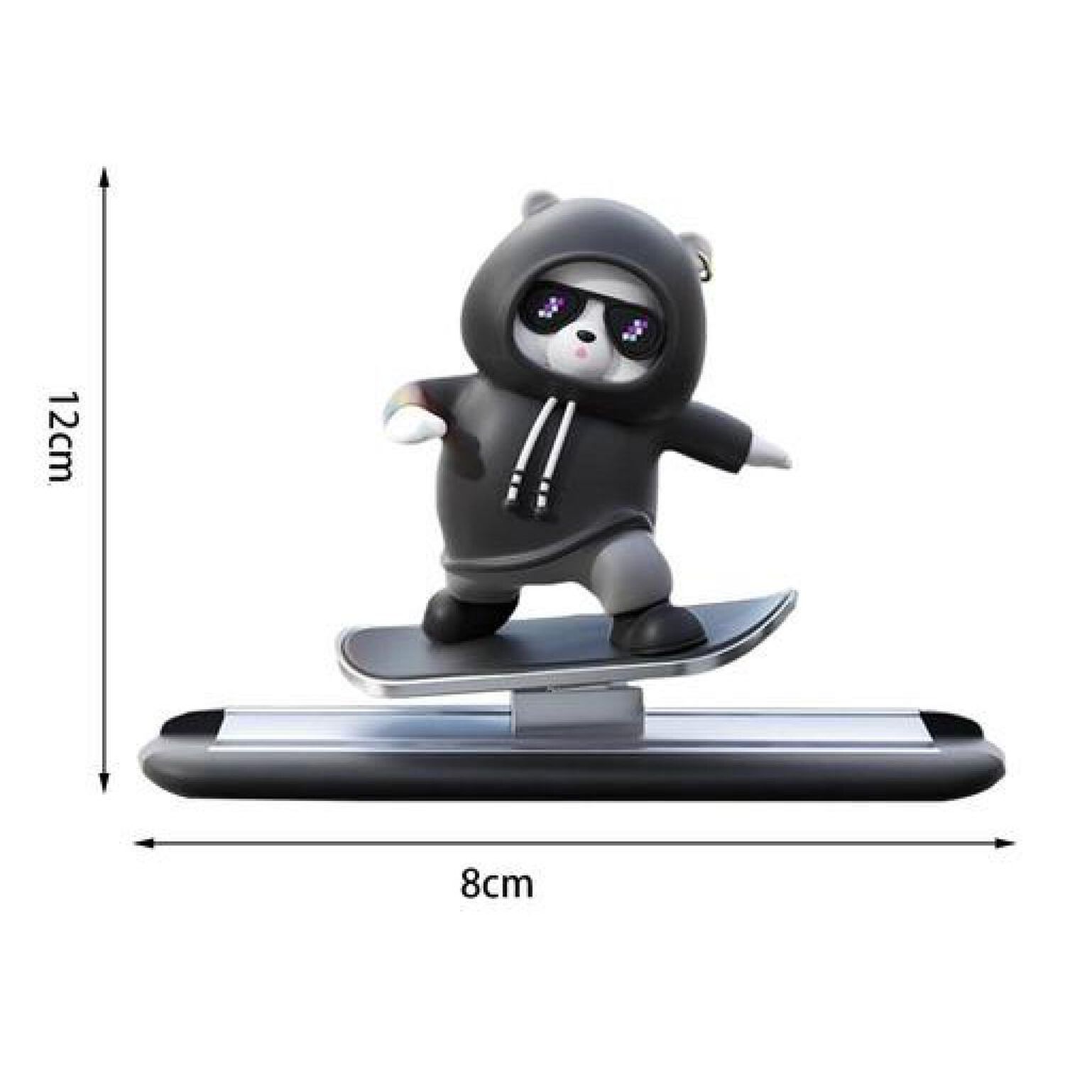 Adorno Para Autos Skateboarding Bear Oso Deslizante image number 3.0