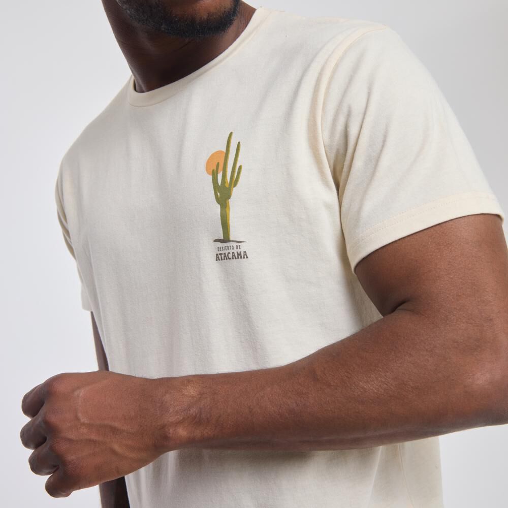 Polera Deportiva Estampada Slim Manga Corta Cuello Redondo Hombre Wetland image number 4.0