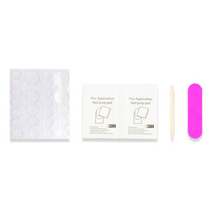 U&ntilde;as Postizas Press - On Francesas Plateada