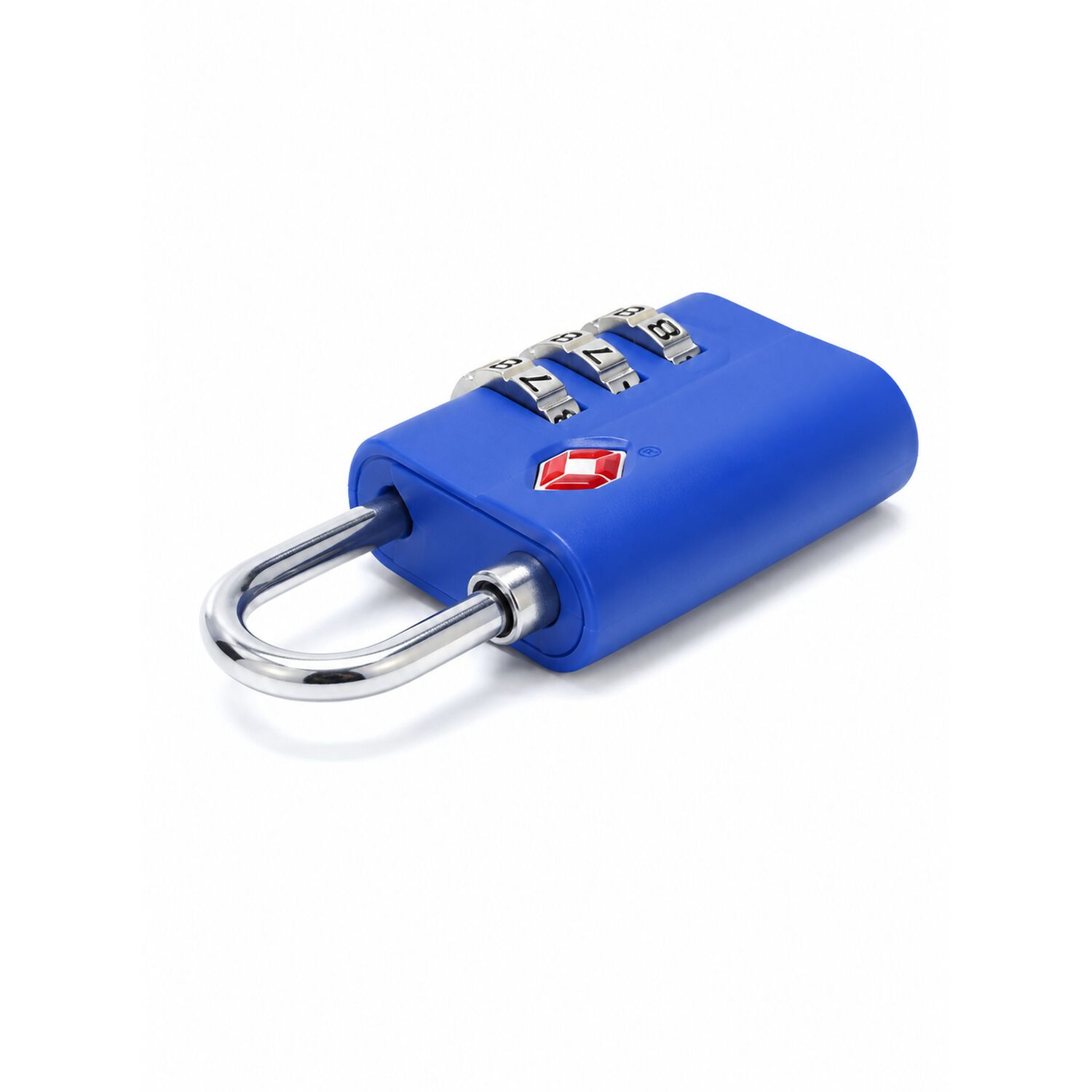 Candado Tsa 33mm Seguridad Maleta Locker Llave Y Clave Azul image number 3.0