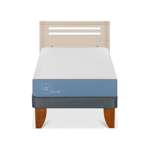Cama Europea Cic Excellence / 1 Plaza / Base Normal + Respaldo