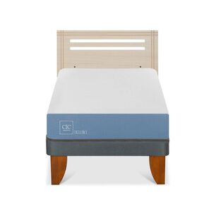 Cama Europea Cic Excellence / 1 Plaza / Base Normal + Respaldo