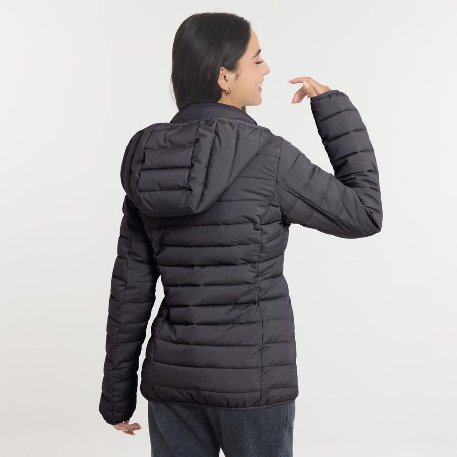 Parka Regular Cuello Alto Con Capucha Mujer Ocean Pacific image number 1.0