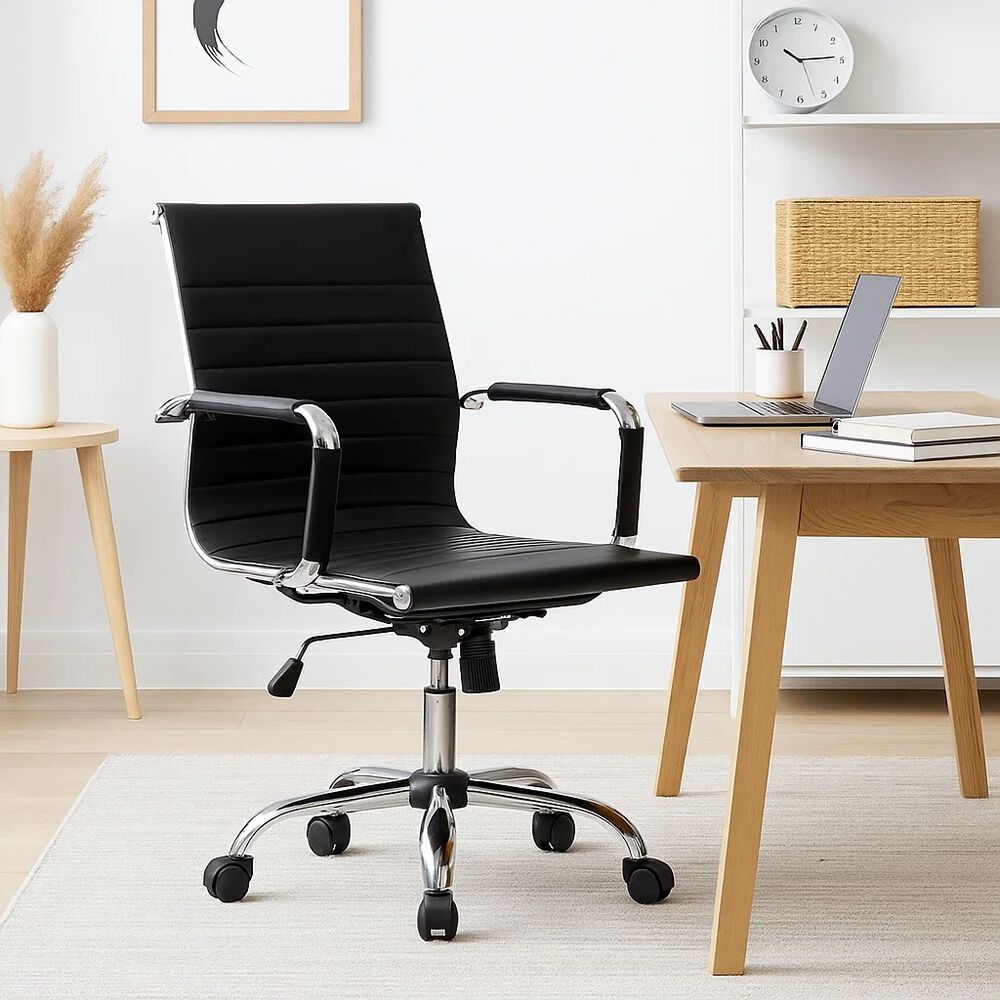 Silla De Oficina Eolia - Negro image number 2.0